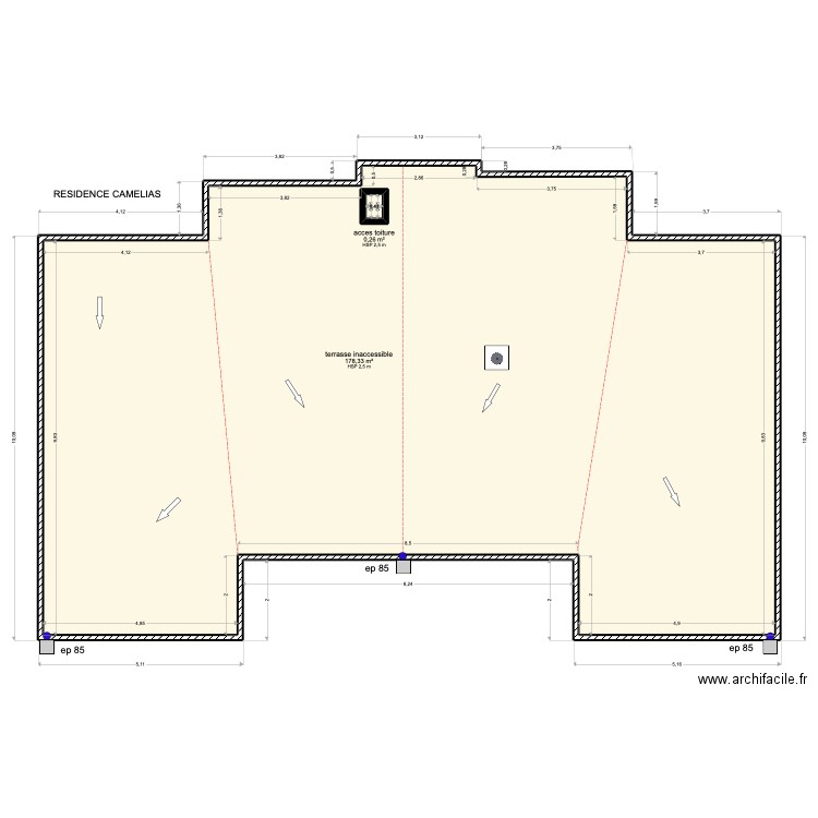 residence camelias . Plan de 0 pièce et 0 m2