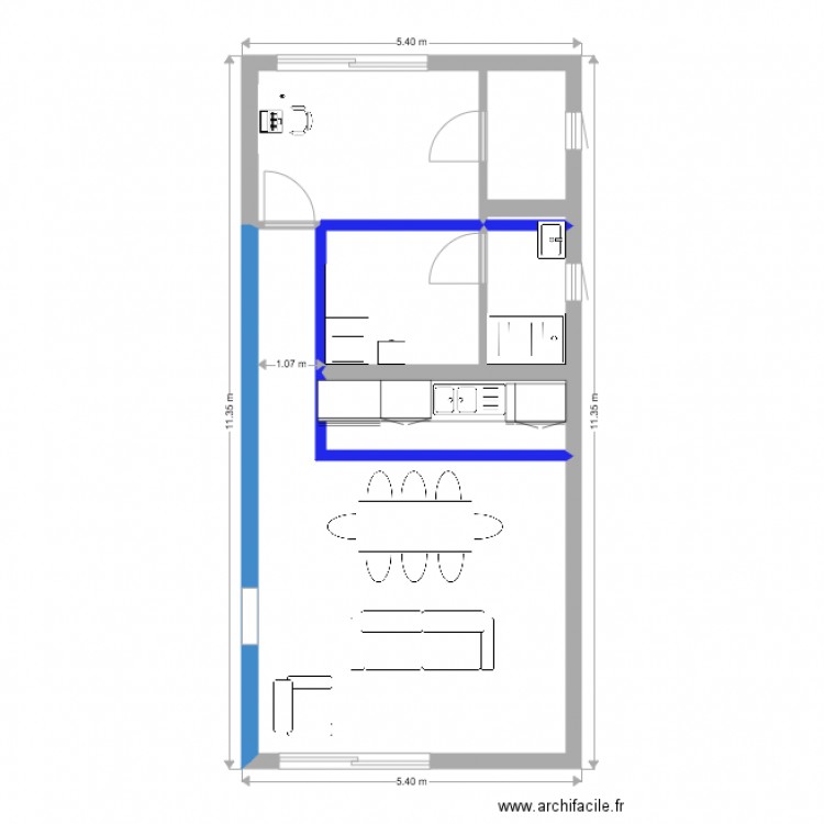 forcal salon apres travaux rdc plan de masse 2. Plan de 0 pièce et 0 m2