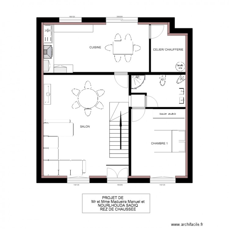 HESERANGE  1 ER ETAGE B. Plan de 0 pièce et 0 m2