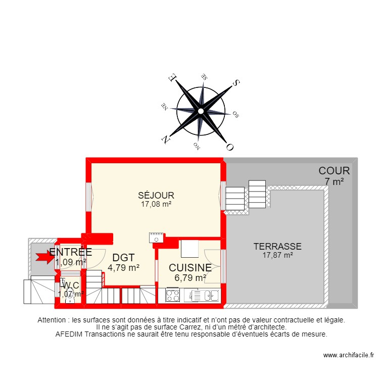 BI 13697 - . Plan de 26 pièces et 134 m2