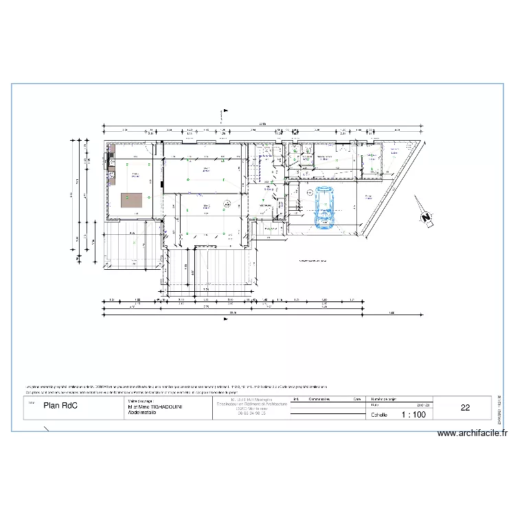 Plan Elec R1 Tighadouini . Plan de 