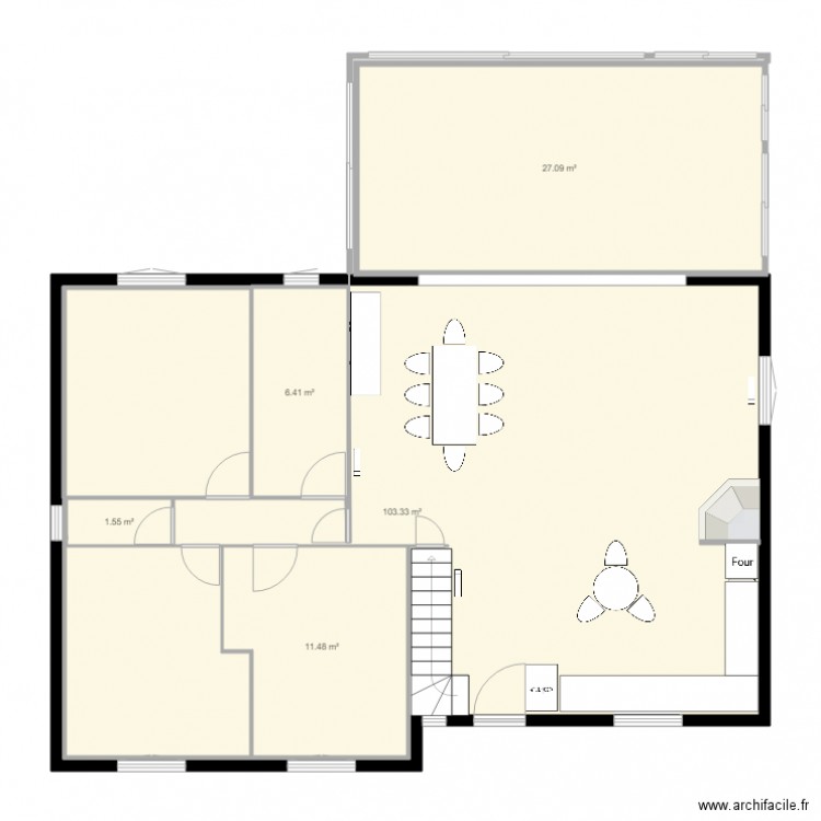 maison pieces def2. Plan de 0 pièce et 0 m2