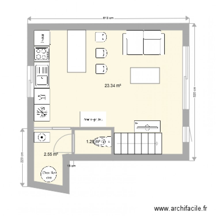 plan studio 30133. Plan de 0 pièce et 0 m2