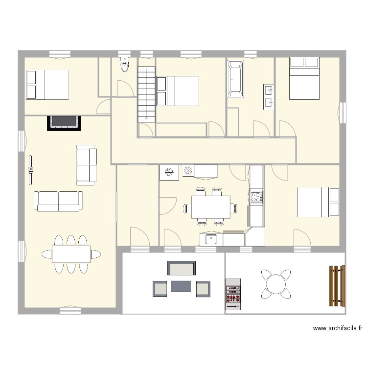 Rhamati. Plan de 0 pièce et 0 m2