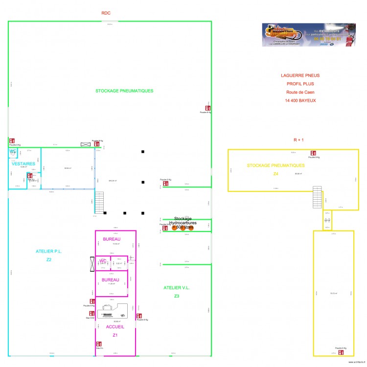 GARAGE PROFIL PLUS BAYEUX. Plan de 0 pièce et 0 m2