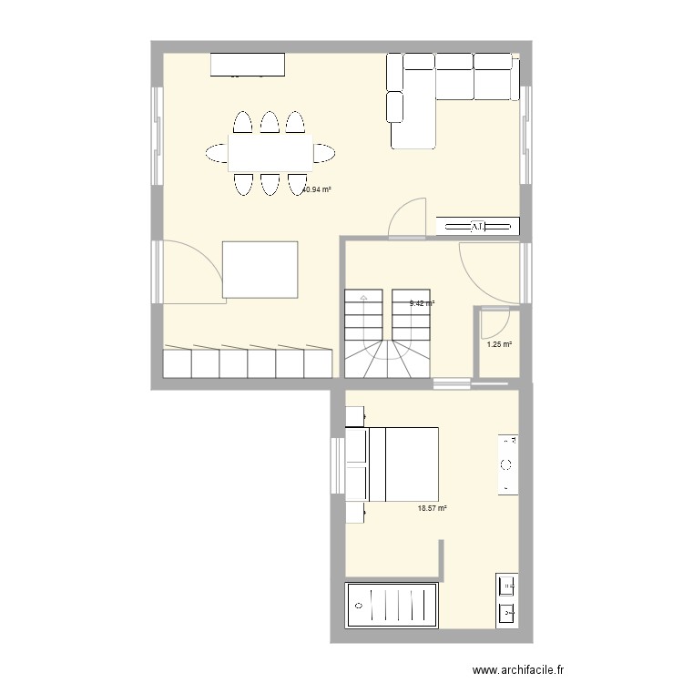 maison saultain après. Plan de 0 pièce et 0 m2