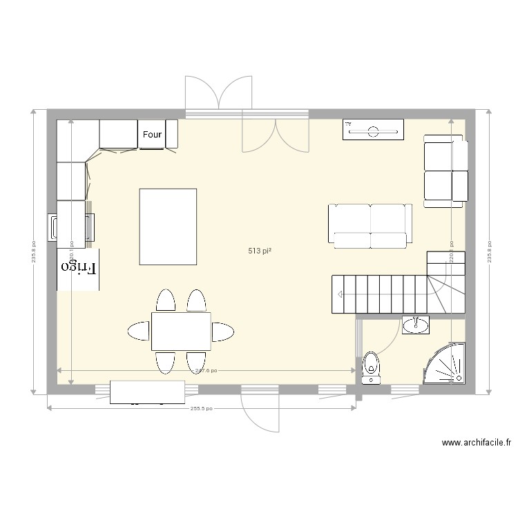 cottage anglais. Plan de 0 pièce et 0 m2