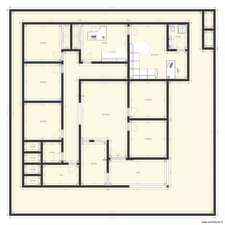 NOTARIAT TYPE 3 v20161016. Plan de 0 pièce et 0 m2 NOTARIAT TYPE 3 v20161016. Plan de 0 pièce et 0 m2