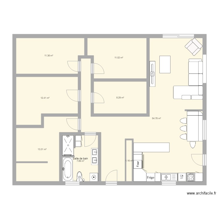 Maison xnxx. Plan de 0 pièce et 0 m2