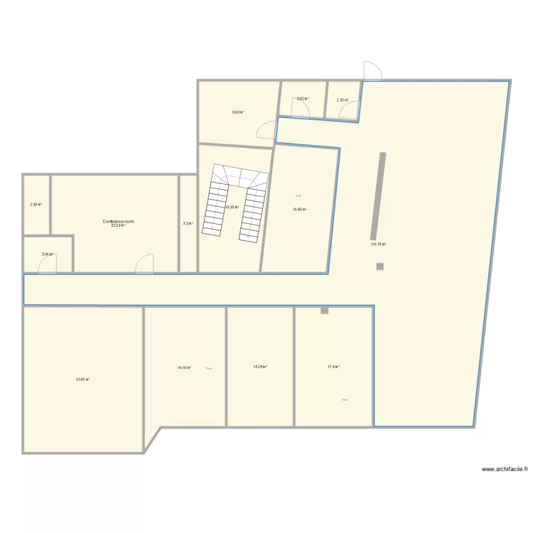 Plan bureau  base 2. Plan de 