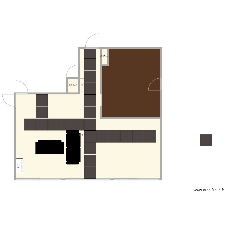 CALEPINAGE 80 80 V2. Plan de 0 pièce et 0 m2