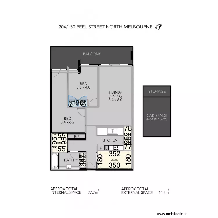 Marc Location. Plan de 