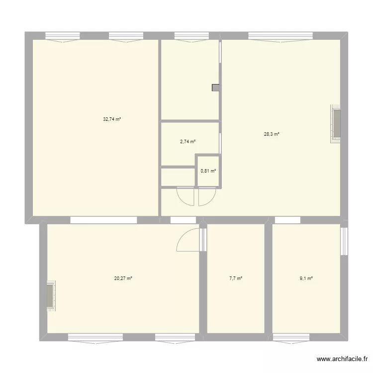 Villa Herran 1. Plan de 