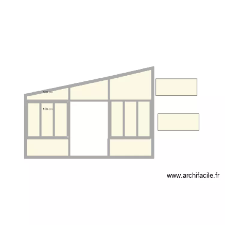Facade Veranda 3. Plan de 