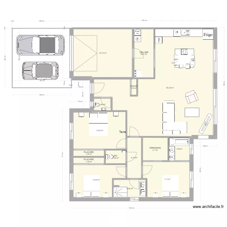 orleans 3. Plan de 