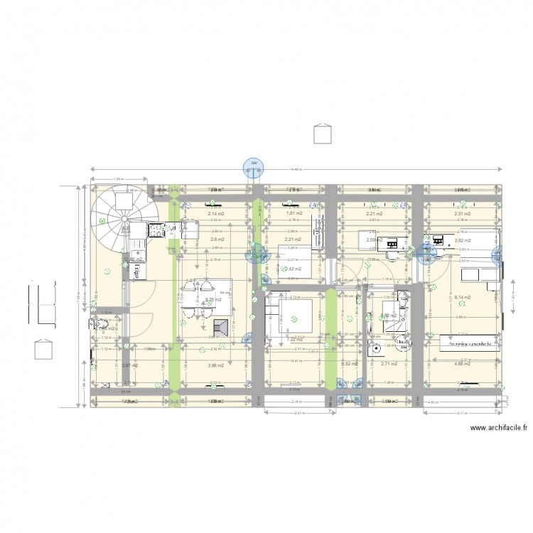 APT8. Plan de 0 pièce et 0 m2