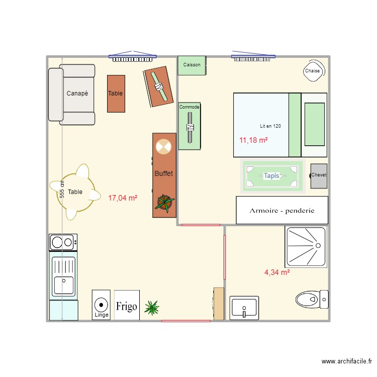 JEAN-PIERRE okok. Plan de 0 pièce et 0 m2