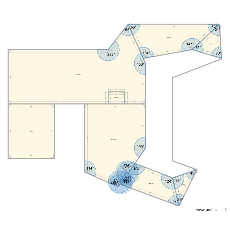 villa paul mt dore. Plan de 8 pièces et 274 m2