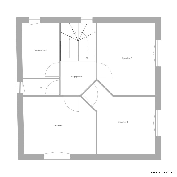 Jebabli niv 2. Plan de 7 pièces et 48 m2