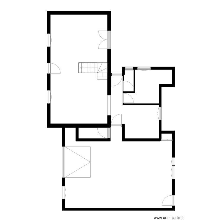 Robert espagne. Plan de 13 pièces et 207 m2