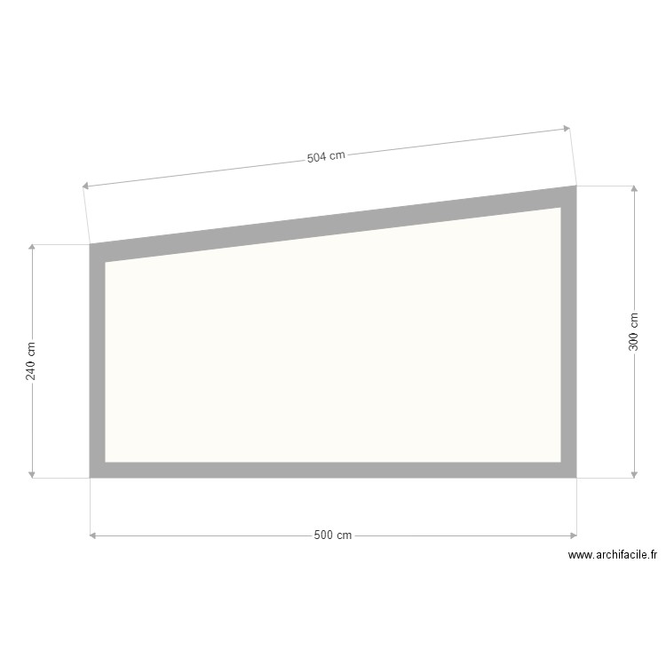 Garage coupe. Plan de 0 pièce et 0 m2