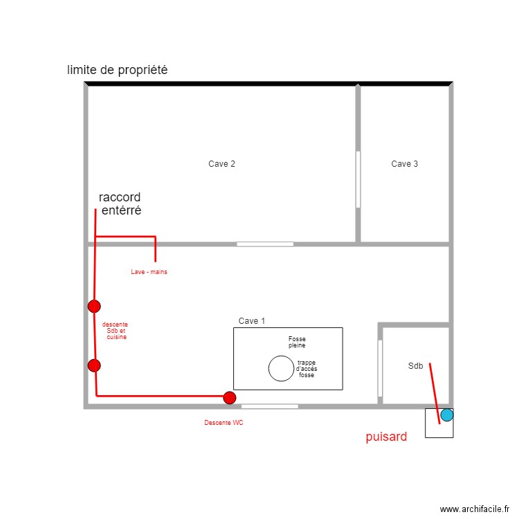 Sous  sol tafin 1. Plan de 0 pièce et 0 m2