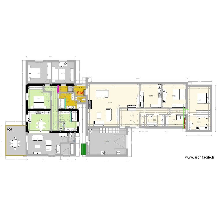 modif stade 1   161121. Plan de 0 pièce et 0 m2