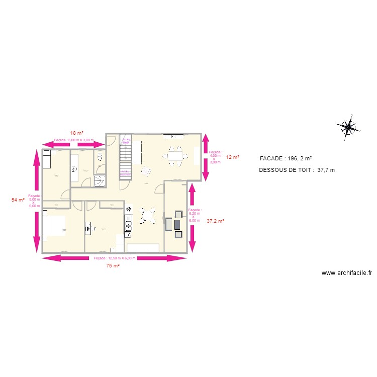 Richelot. Plan de 0 pièce et 0 m2