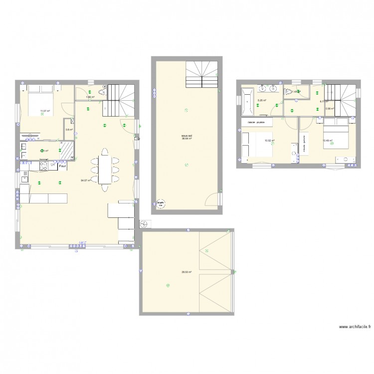 VILLA2. Plan de 0 pièce et 0 m2