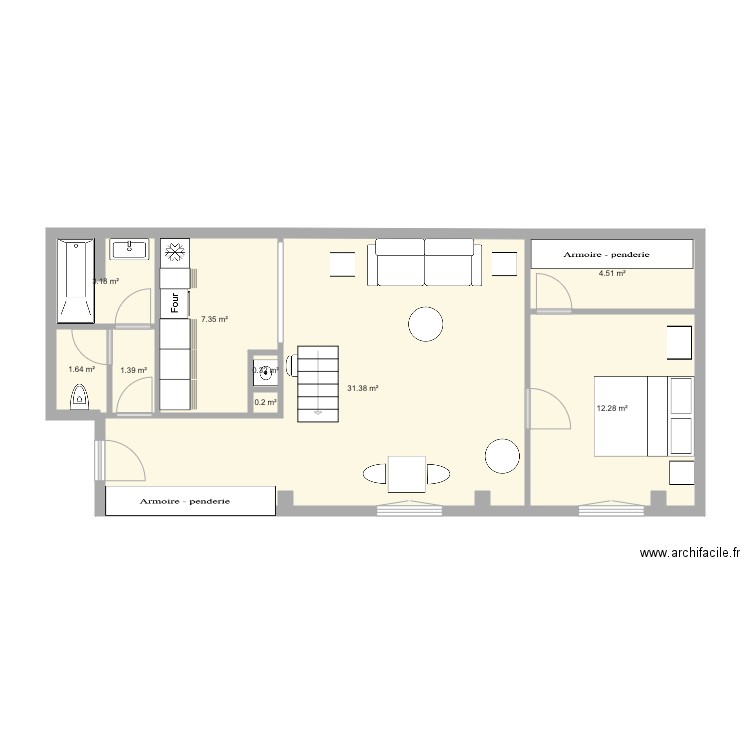 80 TURENNE KIRK. Plan de 0 pièce et 0 m2
