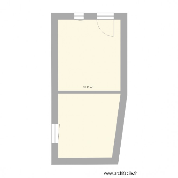 Maison 1er. Plan de 0 pièce et 0 m2