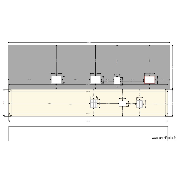 FACADE ARRIRERE APRES POSE FENETRE DE TOIT. Plan de 0 pièce et 0 m2