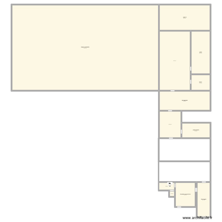 plan magasin. Plan de 0 pièce et 0 m2
