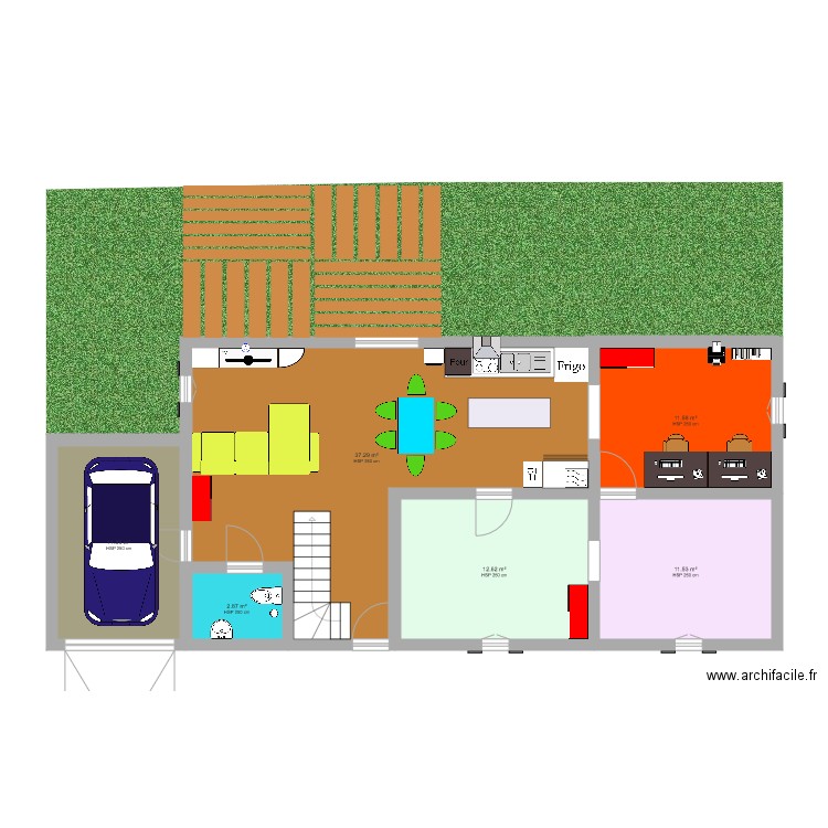 Maison familiale. Plan de 0 pièce et 0 m2