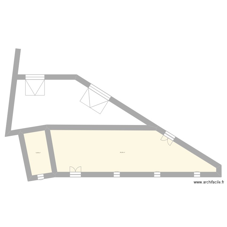 rdc st hillaire. Plan de 0 pièce et 0 m2
