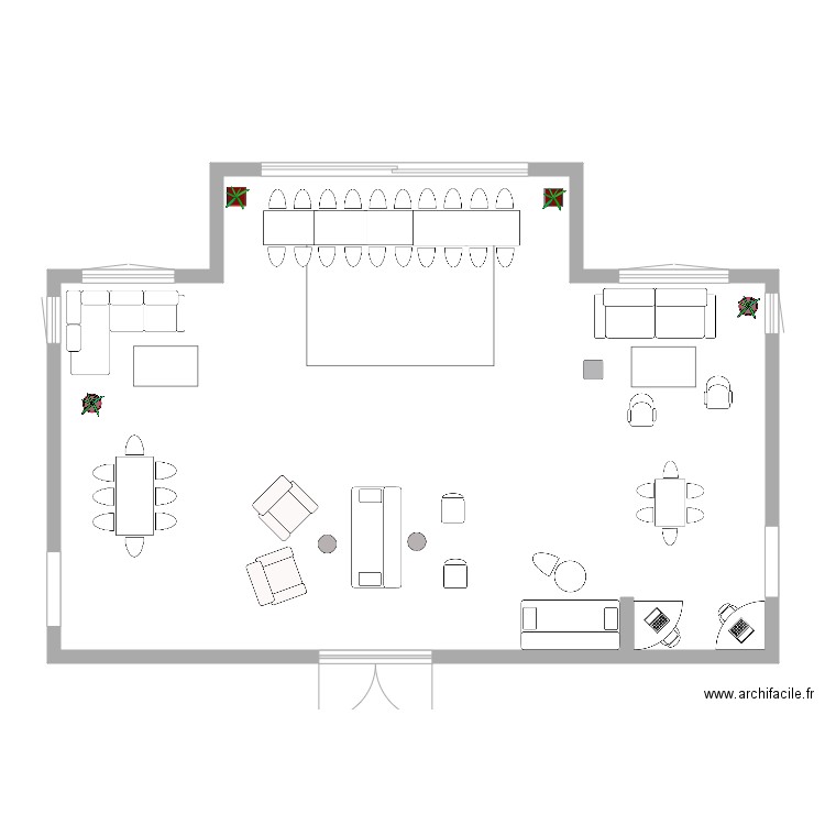we work st catherine. Plan de 0 pièce et 0 m2