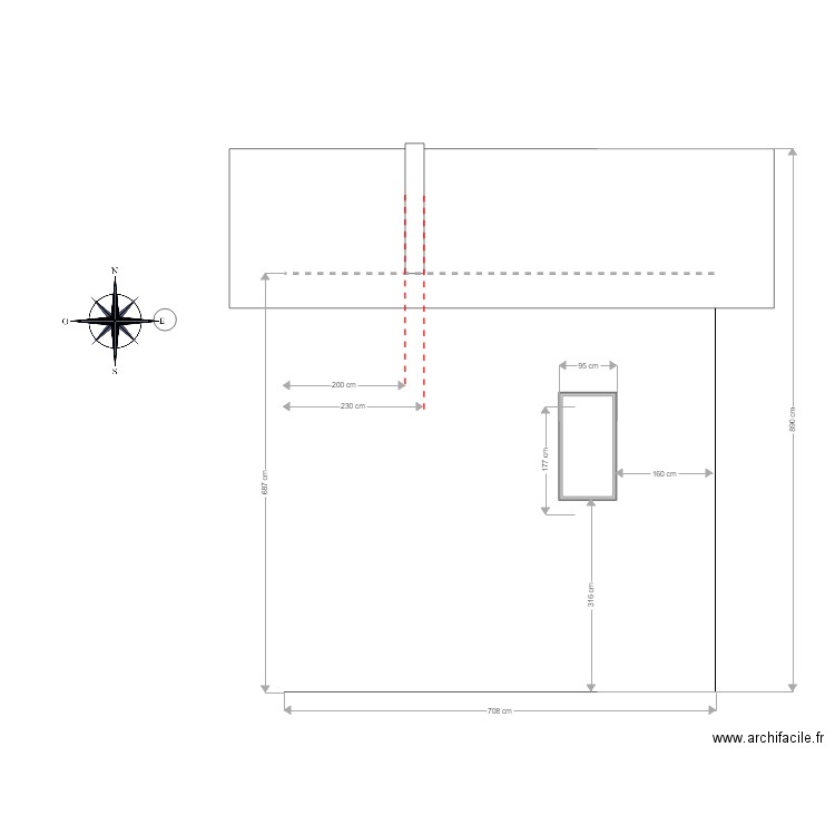 Mams Façade Est 01. Plan de 0 pièce et 0 m2