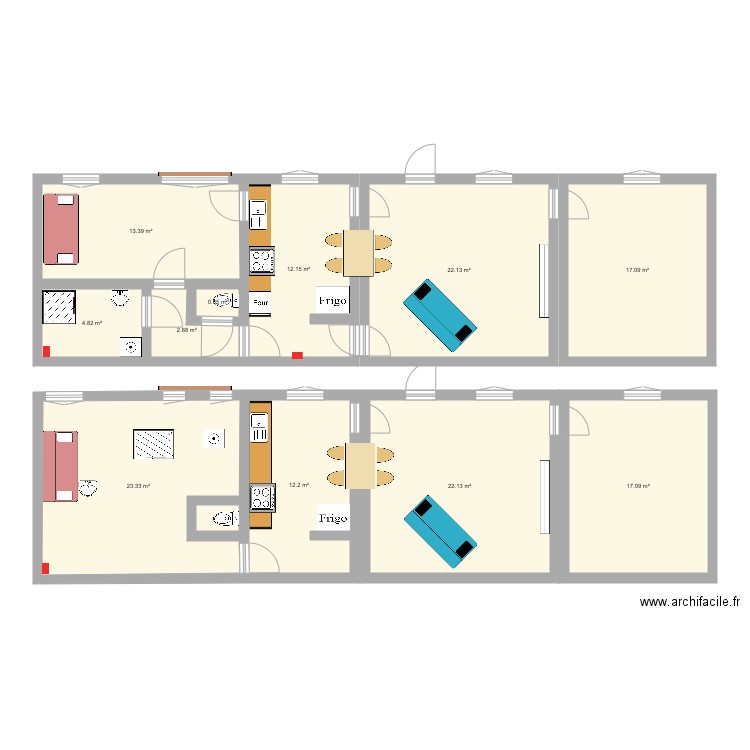 George V66. Plan de 0 pièce et 0 m2