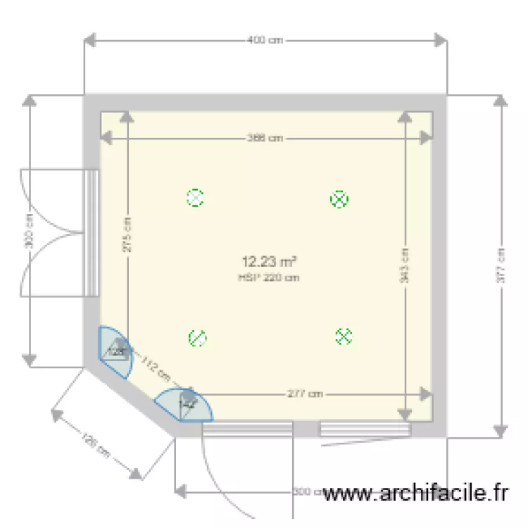 garage picaron 1 rdc. Plan de 