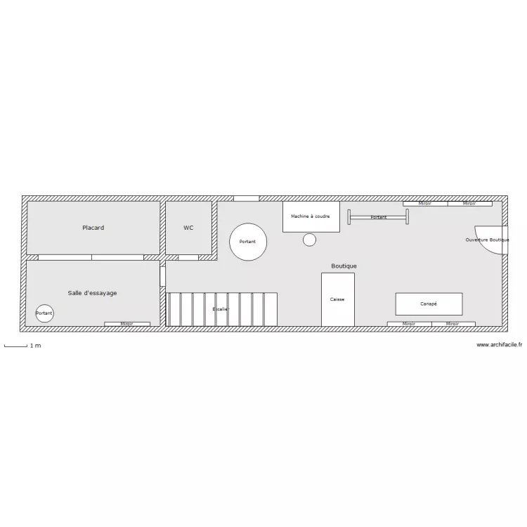 S&eacute;verine. Plan de 