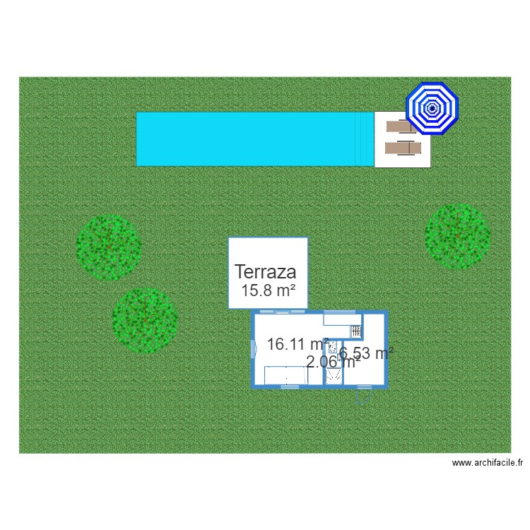 Piscine 10 12 20 bano . Plan de 0 pièce et 0 m2