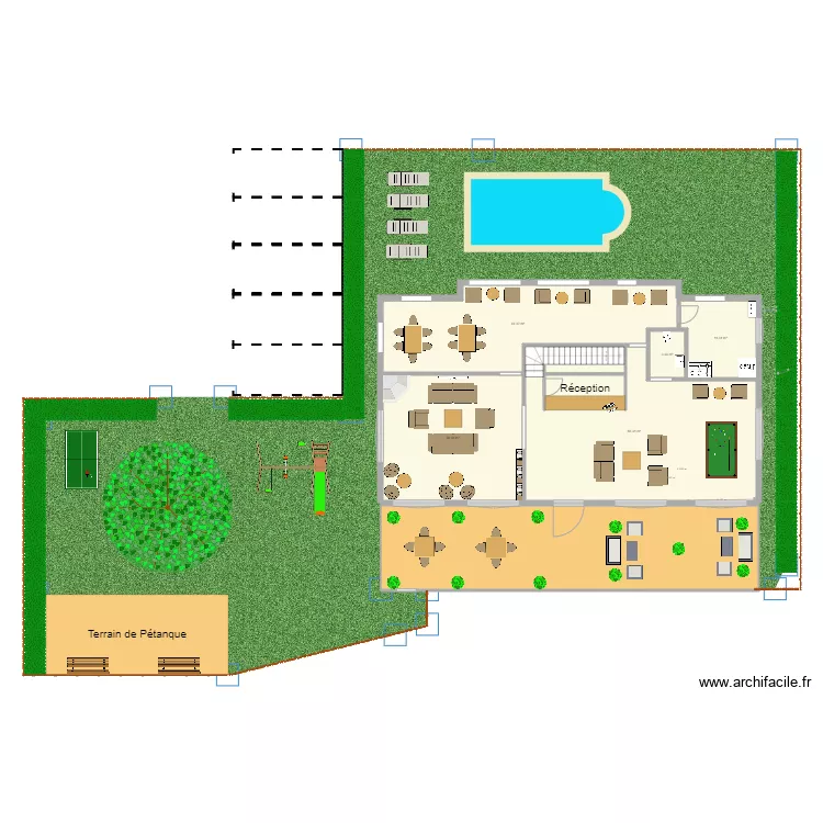 CAMPILE RDC SOPHIE. Plan de CAMPILE RDC SOPHIE. Plan de