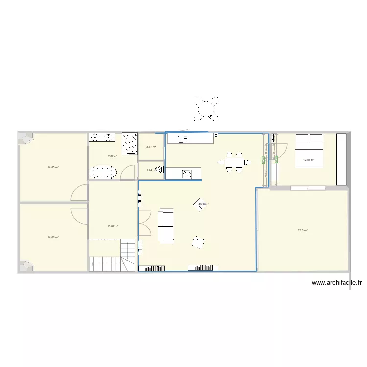 Plan 3 B de G. Plan de 