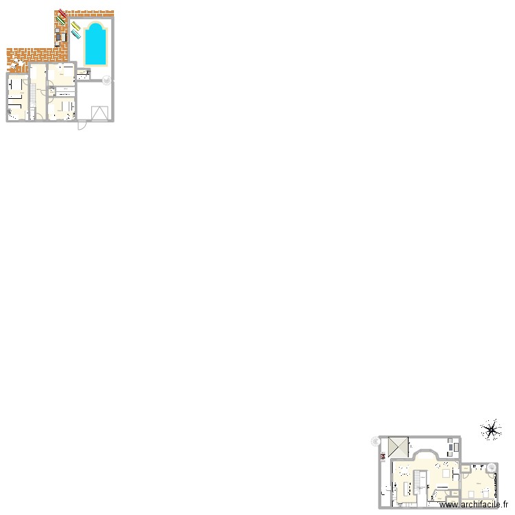 MI MER SOUPLEX. Plan de 0 pièce et 0 m2