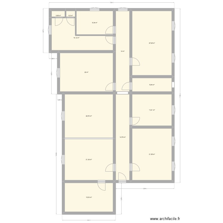 CERET. Plan de 0 pièce et 0 m2