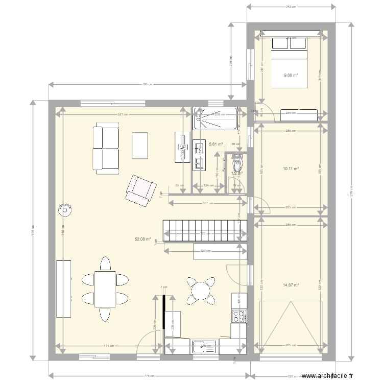 plan renovation 2. Plan de 0 pièce et 0 m2