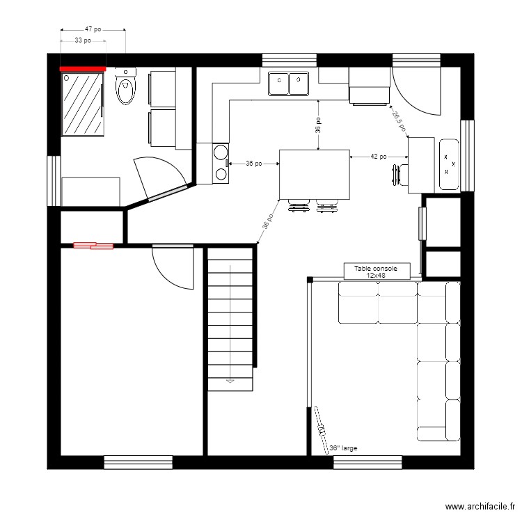 Naud rdch 1. Plan de 0 pièce et 0 m2