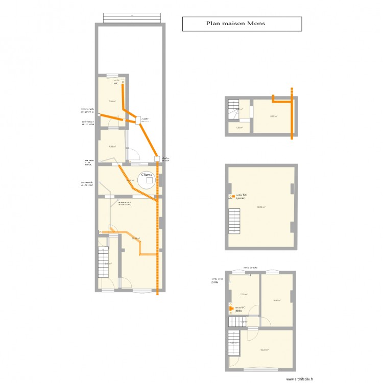 Mons EGOUT. Plan de 0 pièce et 0 m2