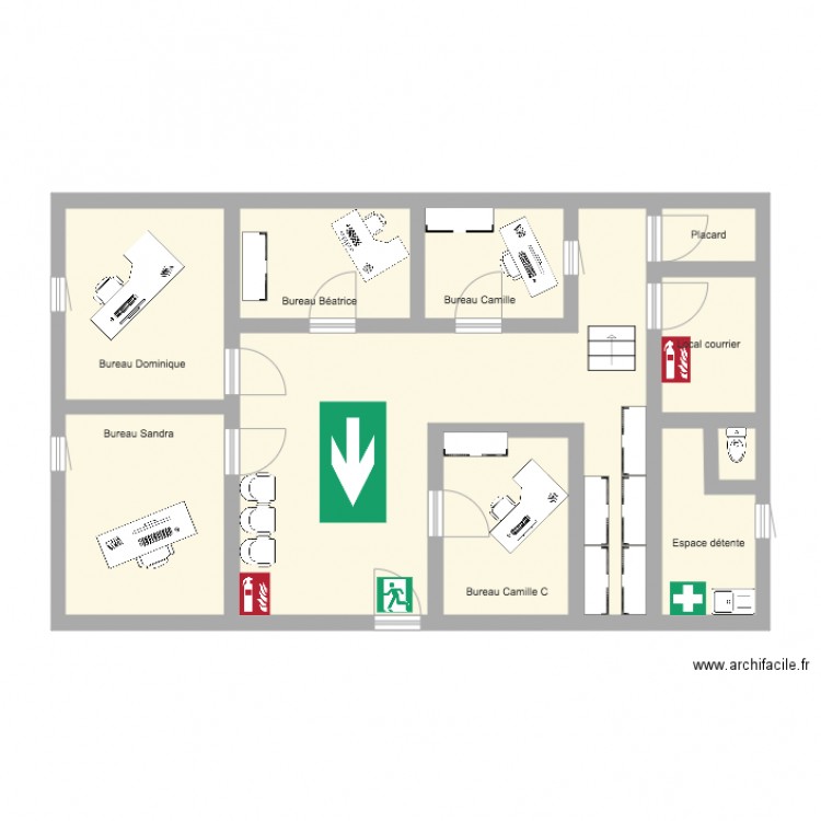 Plan Agence. Plan de 0 pièce et 0 m2
