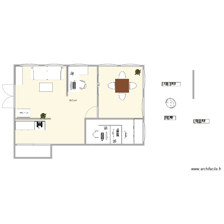 BUREAU MEYLAN MODIF 3. Plan de 0 pièce et 0 m2